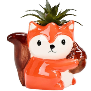 Vasi <span class=keywords><strong>in</strong></span> Ceramica per Piante Grasse a Forma di Animali Cartoon Carini con Foro di Drenaggio - Design Ecologico per <span class=keywords><strong>Giardino</strong></span> da Scrivania - Product Image 5