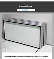 Disesuaikan H13 H14 U15 0.3 Micron 99.99% Hepa Filter untuk jamur Hepa Laminar aliran Hepa Filter