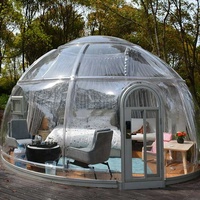Tente extérieure en Polycarbonate à bulles transparentes, dôme, chambre