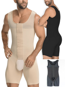 Faja Moldeadora Masculina con Abertura en la Entrepierna, Levanta Glúteos, Compresión Abdominal, Postoperatoria Colombiana, Talla Grande, Moldea Todo el Cuerpo - Product Image 2