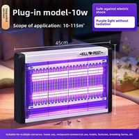 Piège à moustiques électrique, tue-mouches, anti-insectes LED, pour intérieur et extérieur, restaurants, hôtels, magasins, répulsif anti-moustiques, matériau ABS