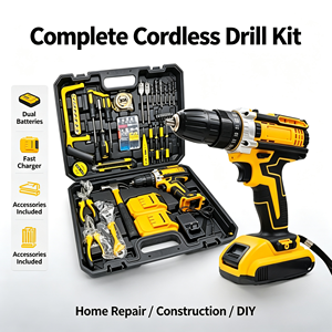 Rechargeable drill lithium drill hand drill multifunctional lithium drill screwdriver electric <b>tool</b> suit - Product Image 3