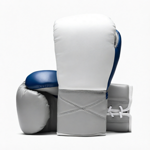 Gants de boxe en cuir de qualité supérieure avec sangle de poignet réglable, logo et couleur personnalisables pour l'entraînement - Product Image 1