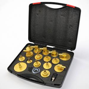 ชุดเปลี่ยนถ่ายน้ำมันเบรก 17 ชิ้น พร้อมอะแดปเตอร์พิเศษสำหรับรถ<span class=keywords><strong>เบนซ์</strong></span> บีเอ็มดับเบิลยู ฟอร์ด มาสด้า นิสสัน บูอิค ฮอนด้า โตโยต้า เทสลา - Product Image 1