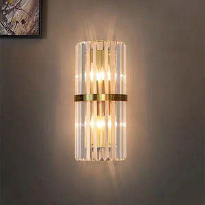 Hot Sale New Designer <b>Sconces</b> Background Bedroom Luxury Led Induction Crystal Exterior Reading <b>Wall</b> Lamp - Product Image 3