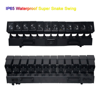 Outdoor 12 x 60W RGBW IP65 Wasserdichter Pixel-Beam mit unendlichem Zoom, Welleneffekt, DMX Snake Swing LED Bar Moving Head Light