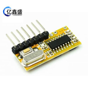 RXC6 433M RF Module 5V 4 Channel <b>Receiver</b> GPIO Interface Industrial <b>Wireless</b> Remote Control Module - Product Image 3