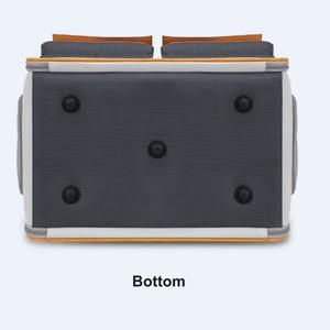 Köpekler kediler yavru seyahat arabası için tekerlekler ile taşınabilir katlanabilir haddeleme evcil hayvan taşıyıcı sırt çantası - Product Image 6