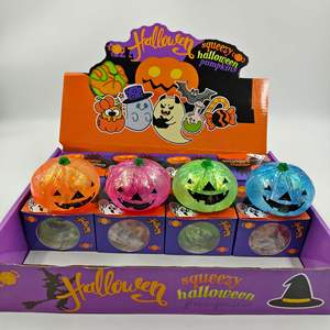 Juguete Antiestrés de Calabaza de Halloween 2026, Juguete Blandito con Purpurina para Aliviar el Estrés - Product Image 2