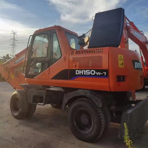 รถขุดไฮดรอลิกมือสองคุณภาพพรีเมียม Doosan DH150W-7 ขนาด 15 ตัน 96 กิโลวัตต์ พร้อมเครื่องยนต์ มอเตอร์ ปั๊ม แบริ่ง เกียร์บ็อกซ์ จากญี่ปุ่น - Product Image 1