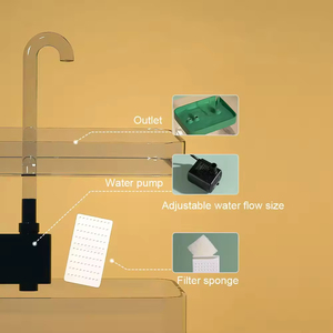 Distributeur automatique d'eau pour chat en plastique solide Chauffage à température constante Bols pour animaux domestiques Mangeoires Source de charge pour chats et chiens - Product Image 3