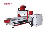 Machine de fraisage CNC de bureau Lisbet LBC6090 à structure en aluminium 3 axes, broche refroidie par eau haute vitesse 2,2 kW, vitesse 8000 mm/min