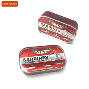 Fabricante 125g * 50 latas Marca <span class=keywords><strong>de</strong></span> <span class=keywords><strong>sardinas</strong></span> enlatadas <span class=keywords><strong>en</strong></span> <span class=keywords><strong>aceite</strong></span> vegetal 125g - Product Image 1