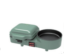 Éxito de Ventas 2026, Plancha 3 en 1 con Placas Antiadherentes para una Fácil Limpieza, Fabricante Directo, Plancha para Sándwiches y Waffles con Calentamiento Independiente - Product Image 2