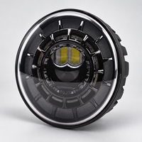 Vente en gros de nouveaux phares de voiture ronds de 7 pouces pour la modification des phares de Jeep Wrangler, projecteur LED de 7 pouces