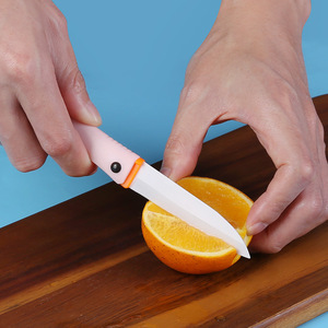 Ceramic Fruit Knife Folding 8 Cm Blade Portable For Home Kitchen Use Peeling Vegetables And Fruits Set Of 3 - Product Image 3