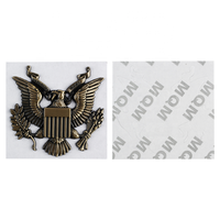 Vente en gros de logos de voiture 3D en métal personnalisés, autocollants de carrosserie American Eagle, badges et accessoires de décoration arrière