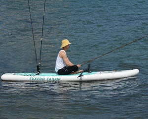 Envío gratuito Stand up paddle surf pez inflable de tablas de sup inflable de pesca stand-up paddle board - Product Image 5