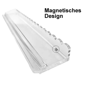 American Luxury Mahjong Racks Pushers Premium Heavy-Duty Clear Acrylic Tile Holders Smooth <b>Slide</b> Push Bars Non-Slip Durable - Product Image 2
