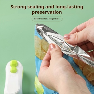 Portable Electric Mini Heat Sealer <b>Handheld</b> ABS <b>Vacuum</b> Bag Sealing Machine Paper Plastic Storage Semi-Automatic Cutter Beverage - Product Image 4