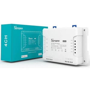 สวิตช์อัจฉริยะ Sonoff 4 ช่องสัญญาณ พร้อมระบบควบคุม RF สำหรับระบบอัตโนมัติภายในบ้าน - Product Image 1