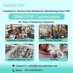 ชามใส่อาหารเกาหลีทรงกลม สแตนเลส 304 สำหรับข้าวและกิมจิ สีทอง หลายขนาด เหมาะสำหรับงานเลี้ยง - Product Image 6