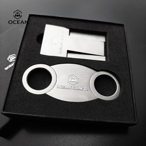 Coupe-cigares de luxe en gros, fournisseur professionnel, coupe-cigares en métal avec logo personnalisé - Product Image 4