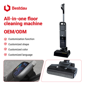 Nettoyeur de sol intelligent <span class=keywords><strong>sans</strong></span> <span class=keywords><strong>fil</strong></span>, <span class=keywords><strong>aspirateur</strong></span> humide <span class=keywords><strong>et</strong></span> sec portatif avec double brosse rotative autonettoyante, puissant pour les sols <span class=keywords><strong>et</strong></span> les tapis de la maison - Product Image 4