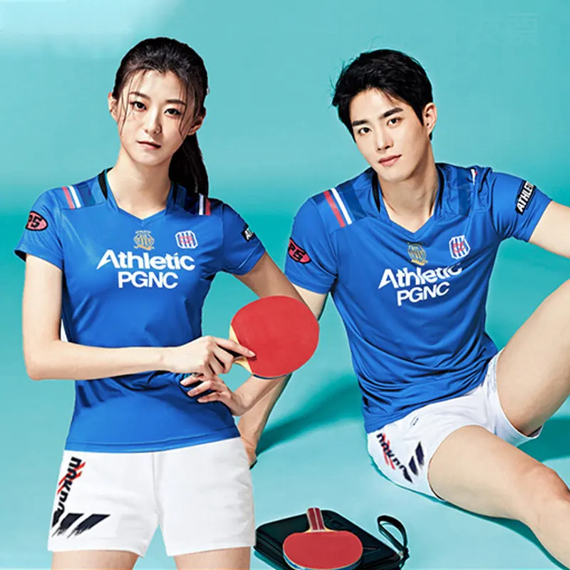 Divise da Tennis e divise da ping-pong corte da Badminton uniformi da Tennis da uomo abbigliamento sportivo confortevole