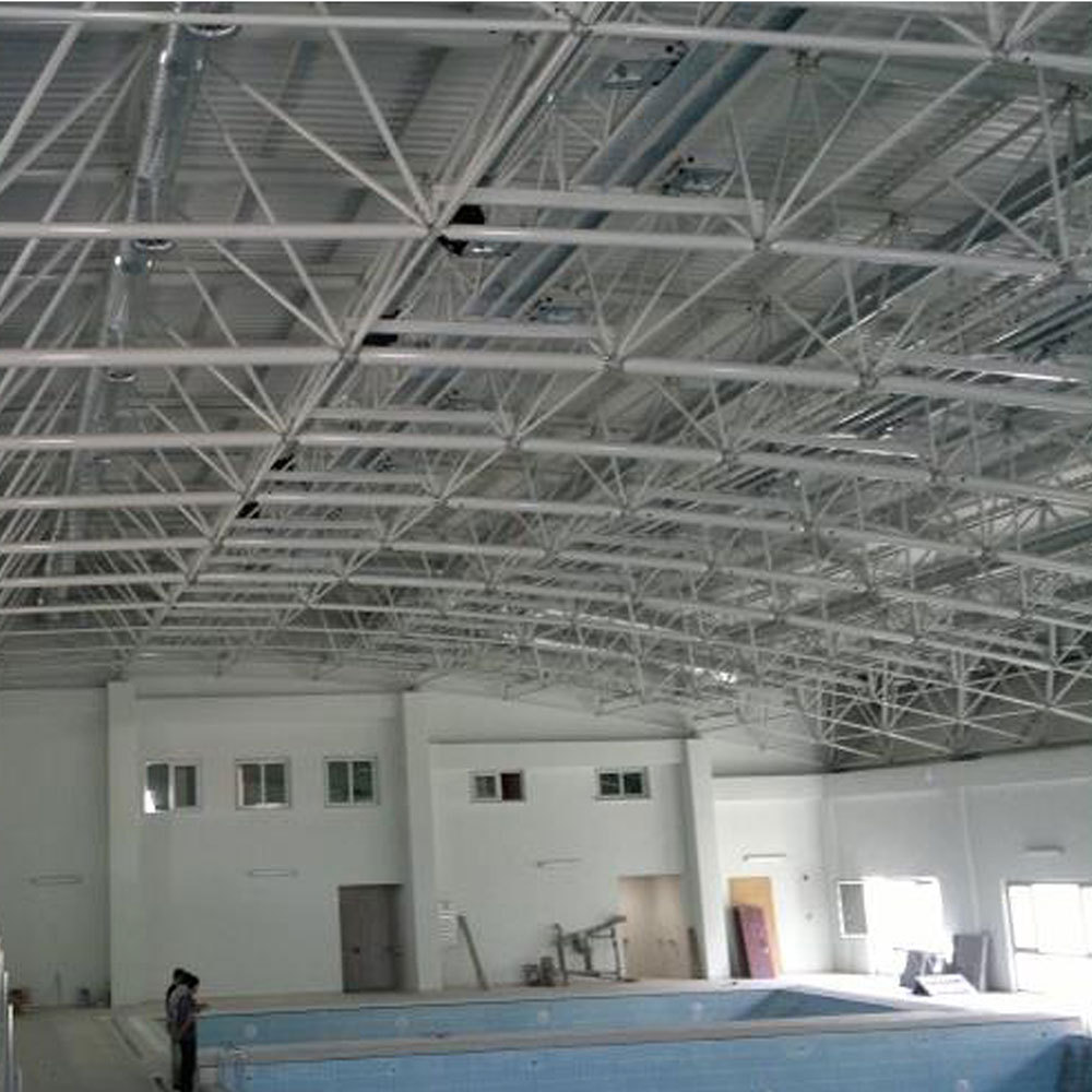 Toit en métal En Acier Espace Cadre D'arc Piscine Toiture Auvent