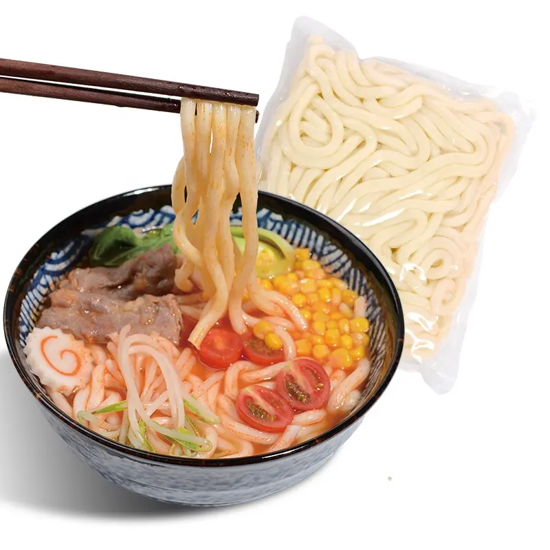 Sunrise Dingxi nourriture halal soupe yum yum nouilles japonaises à faible teneur en glucides nouilles udon fraîches