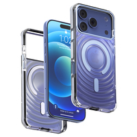 Coque AUREXIONICS à dégradé ondulé pour iPhone 17 Pro avec protection anti-traces de doigts