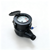 Compteur d'eau froide numérique multi-jets en laiton et plastique DN15, protection IP65, débit de 2,5 m³/h, plage de mesure T30, OEM/ODM