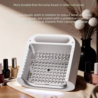 Lámpara de Uñas Profesional con Sensor Inteligente IA, Secador de Gel UV LED Profesional, Secado Rápido y Amigable con la Piel en 120s para Manicura y Pedicura en Salón