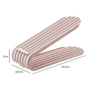 1pcs Adjustable Shoe <b>Rack</b> Organizer Shoe Slot Space Saver Double-layer Shoe <b>Rack</b> Organization Shoes Storage <b>Rack</b> Shoe Box - Product Image 3