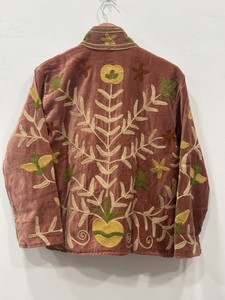 Indian Suzani Embroidery Velvet Jacket Ethnic Luxury Outerwear Suzani Boho <b>Coat</b> Unisex <b>Spring</b> Jacket <b>for</b> Fashionable <b>Women</b> - Product Image 6