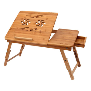 <span class=keywords><strong>Plateau</strong></span> <span class=keywords><strong>de</strong></span> service en bambou avec tiroir <span class=keywords><strong>inclinable</strong></span> pour activités polyvalentes - Product Image 6