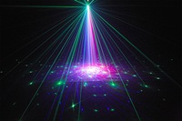 Éclairage de scène compact DMX512 pour événements, mariages, mini-discothèques, lumières laser RGBW, émission de couleurs dynamiques, indice de protection IP33