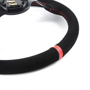 พวงมาลัยหนังนิ่ม14นิ้วแบบสากลสำหรับแต่งรถ - Product Image 4