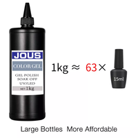 Kit de Vernis Gel UV pour Ongles OEM et ODM, 54 Couleurs, Rouge, pour Vente en Gros