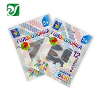 Sac en plastique pour blocs de construction debout, imprimé sur mesure, avec fenêtre transparente en mylar