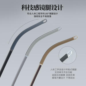 Monture de lunettes rectangulaire en alliage Voss pour homme 34633 – Monture complète confortable pour affaires et trajets quotidiens, verres en résine, origine Danyang - Product Image 3