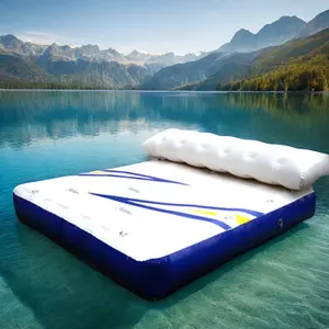 थोक गर्मियों inflatable foldable अस्थायी स्विमिंग पूल के पानी झूला एयर गद्दे बिस्तर inflatable अस्थायी बिस्तर
