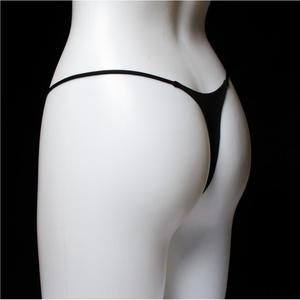 Production directe d'usine de lingerie de style bikini taille basse, string double couche avec fines bretelles et design découpé. Pris en charge. - Product Image 4