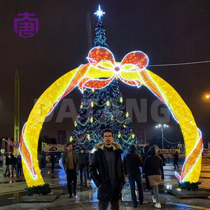 LED Christmas Arch Motif <b>Light</b> Outdoor Waterproof Archway Gate Decoration Tunnel Walk In Event Holiday Display - Product Image 6
