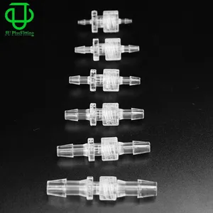 JU PP/PC Luer Lock To Barb Connector Plastic Medical Barbed Luer Lock Tube Adapter Fittings