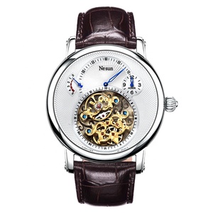 <span class=keywords><strong>Orologio</strong></span> Meccanico da <span class=keywords><strong>Uomo</strong></span> di Lusso con Quadrante Scheletrato, in Acciaio Inossidabile, Luminoso, Impermeabile, per Business e Casual - Product Image 6