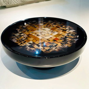 <span class=keywords><strong>Table</strong></span> <span class=keywords><strong>basse</strong></span> <span class=keywords><strong>en</strong></span> mosaïque de fibre de verre design, style italien, design artistique, meubles de salon pour la maison, les espaces de réunion et les espaces de vie - Product Image 4