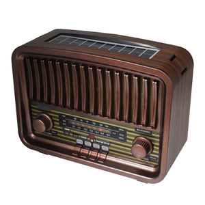 راديو منزلي محمول بتصميم كلاسيكي حديث للبيع بالجملة من المصنع، يدعم موجات AM/<span class=keywords><strong>FM</strong></span>/SW و BT/USB/TF، مناسب لديكور المنزل والحفلات والهدايا - Product Image 4