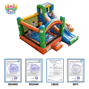 AirFunPro Moonwalk - Castillo Inflable Comercial con Diseño de My Little Pony y Pokémon, para Niños, de PVC, con Capacidad para 10 Personas - Product Image 1